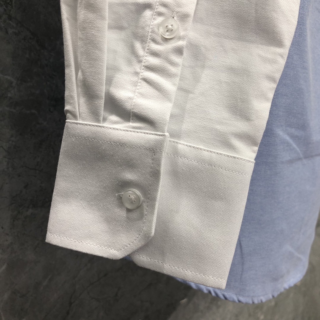 [대리석집] 톰브라운 2톤 배색 컬러 셔츠